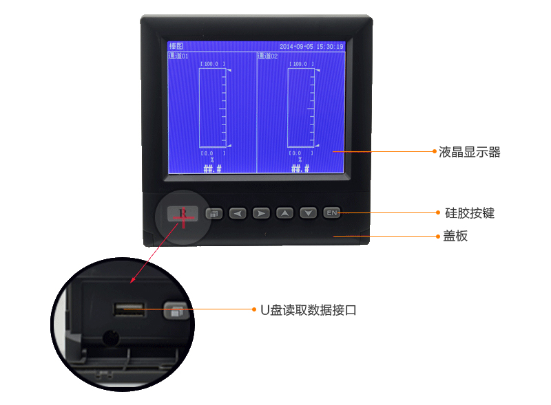 MIK-R4000D记录仪外观