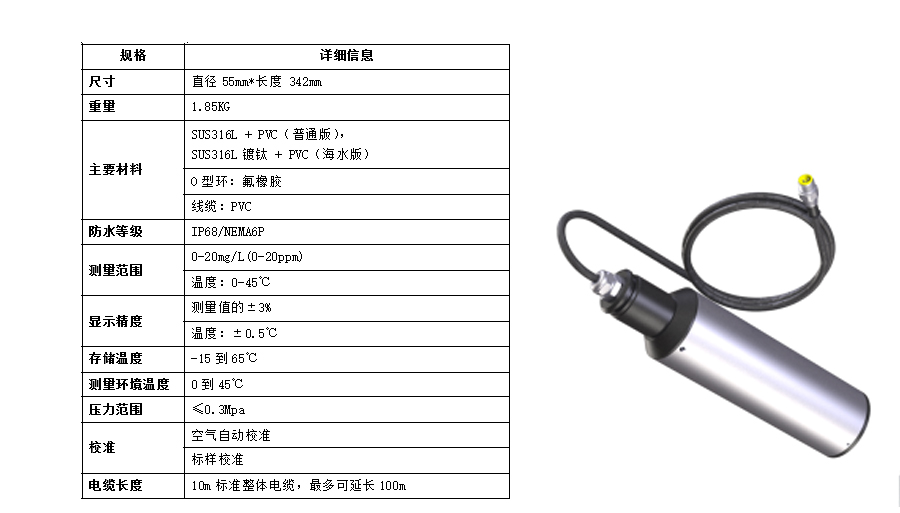 银河集团186net在线溶解氧检测仪产品参数2