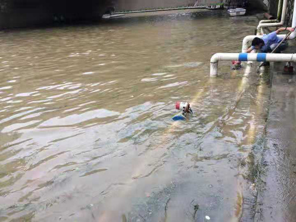 银河集团186net电磁流量计在大水淹没中使用